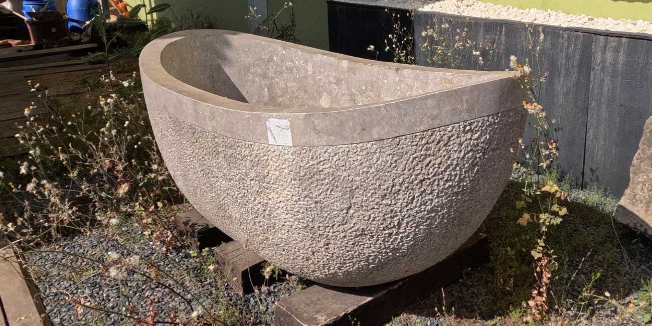 bañera piedra